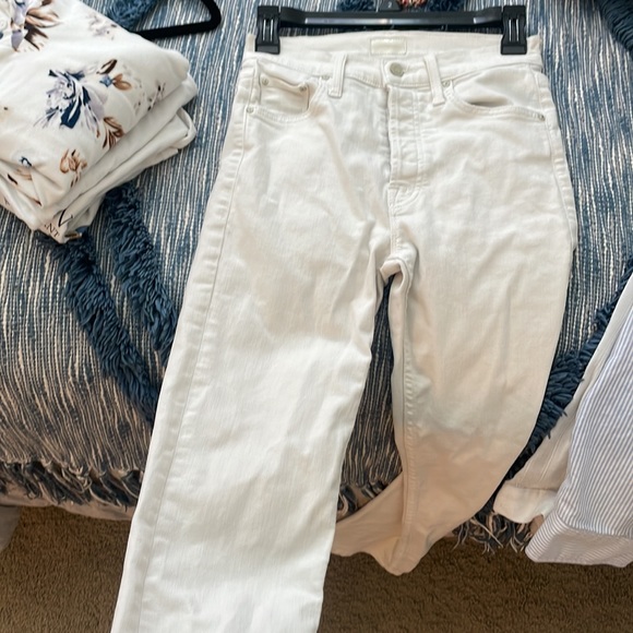 White MOTHER jeans - Picture 2 of 5